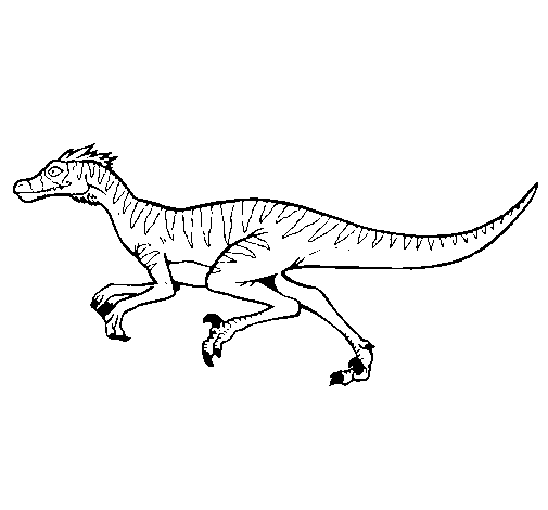 dinosaurs coloring pages raptor - photo #12