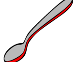 Coloring page Spoon painted byALEXANDER