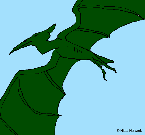 Coloring page Pterodactyl II painted byFGHBB