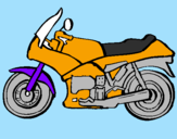 Coloring page Motorbike painted byjavi