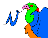 Coloring page Vulture painted byivan
