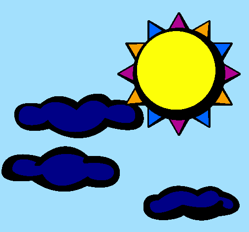 Sun and clouds 2
