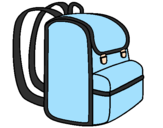 Coloring page Backpack painted bytina