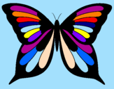 Coloring page Butterfly painted bywillsie
