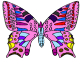 Coloring page Butterfly 5 painted bygabi