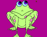 Coloring page Frog painted bymarina