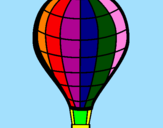 Coloring page Hot-air balloon painted bytalha