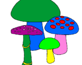 Coloring page Mushrooms painted bytalha 