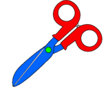 Coloring page Scissors painted bytalha