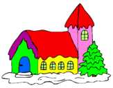Coloring page House painted bytalha