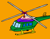 Coloring page Helicopter  painted byleongshijie
