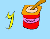 Coloring page Yoghurt painted byKaka Jie 