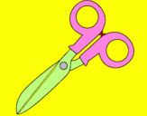 Coloring page Scissors painted bytiziana