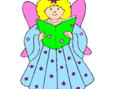 Coloring page Fairy painted bycamila
