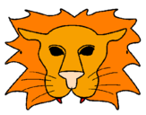 Coloring page Lion painted bynicole