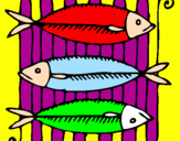 Coloring page Fish painted bydiana