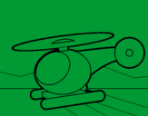 Coloring page Little helicopter painted by7D34FFFDlkufsaazxde43