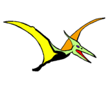 Coloring page Pterodactyl painted bymichal