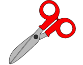 Coloring page Scissors painted byditzy