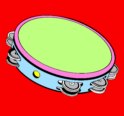 Colored page Tambourine painted by isabellav,