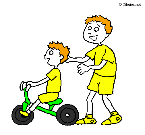 Coloring page Tricycle painted byditzy