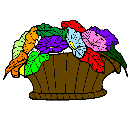 Basket of flowers 9