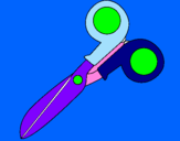 Coloring page Scissors painted byasrtid