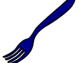 Coloring page Fork painted byPeng