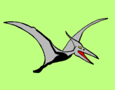 Coloring page Pterodactyl painted byHugo Montes