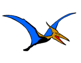 Coloring page Pterodactyl painted bydrew