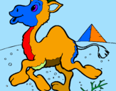Coloring page Camel painted byCAMILA
