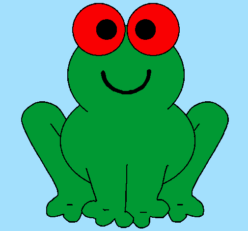 Smiling frog