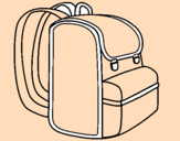 Coloring page Backpack painted byjuli