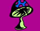 Coloring page Mushroom painted byDANTELM