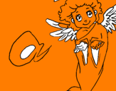 Coloring page Angel painted byddffrweftgerftg