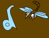 Coloring page Dragonfly painted byddffrweftgerftg