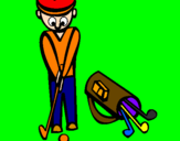 Coloring page Golf II painted bymaxi