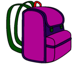 Coloring page Backpack painted byum 425