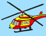 Coloring page Helicopter  painted byGeoff