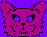 Coloring page Cat painted byChi Chi