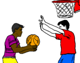 Coloring page Defending player painted bydavid
