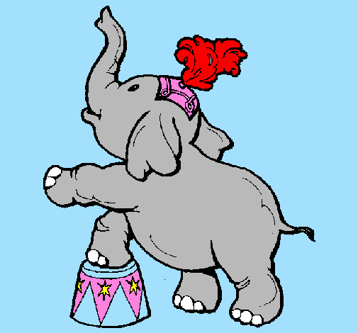 Coloring page Elephant painted byKeylen*