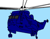 Coloring page Helicopter to the rescue painted bydaniel