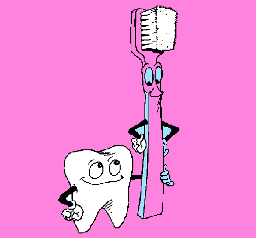 Tooth and toothbrush