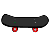 Coloring page Skateboard II painted bypati