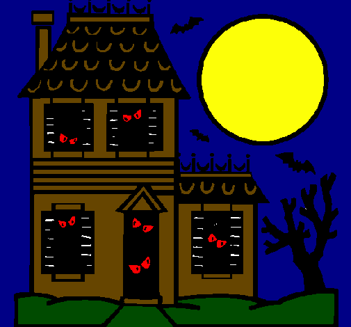 Coloring page House of horrors painted byRODOLFO