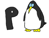 Coloring page Penguin painted bymiusic