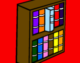 Coloring page Bookstore painted byJHOANDRY