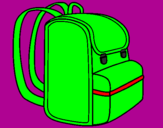 Coloring page Backpack painted byJHOANDRY