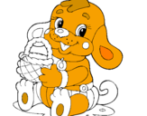 Coloring page Puppy IV painted bydeshious